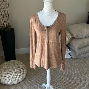 Abercrombie & Fitch Brown Long Sleeve Top